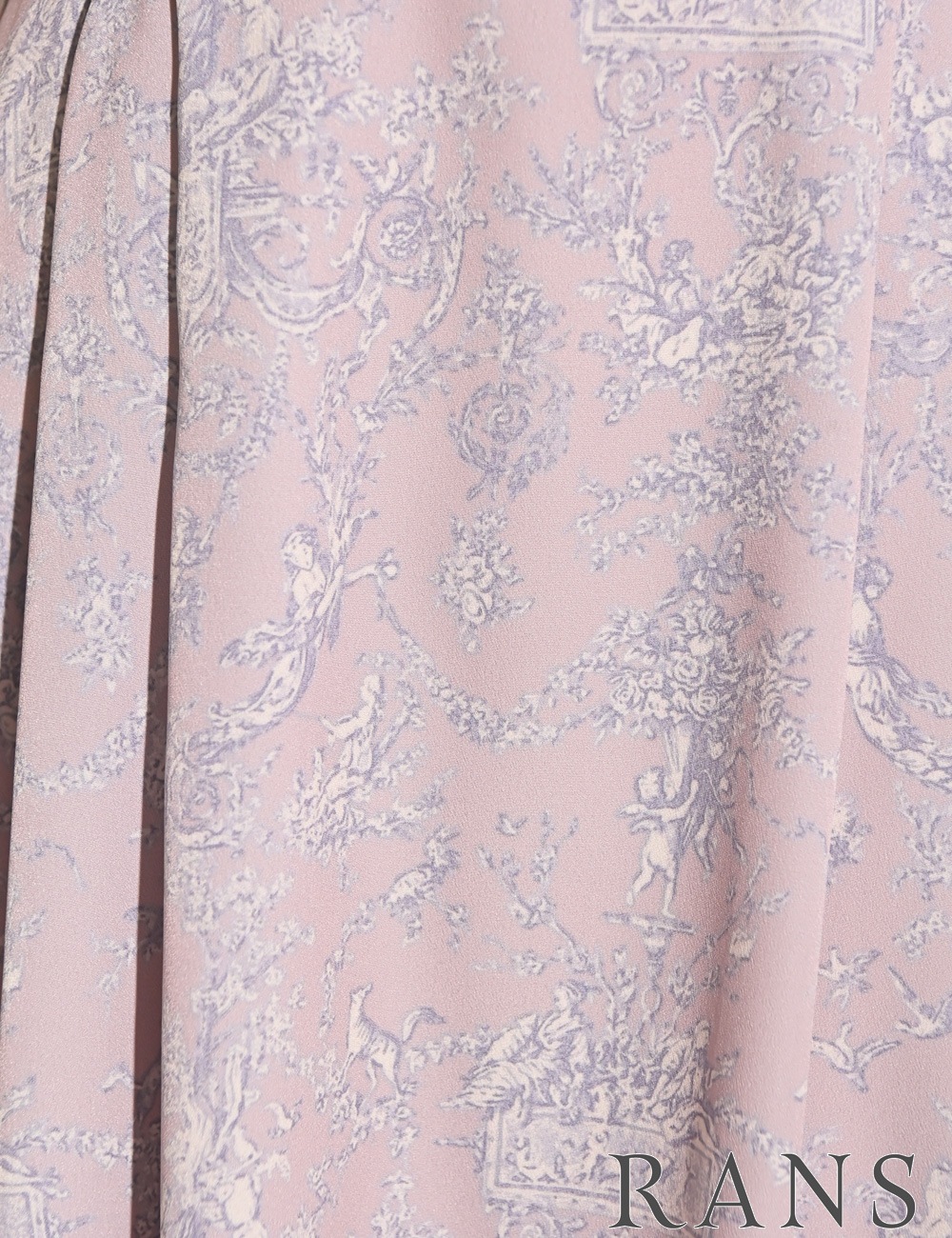 [即納][instock]【RAN SERENE】ミニ/ドレス/ワンピース/フレア/ピンク/ホルターネック/リボン/柄