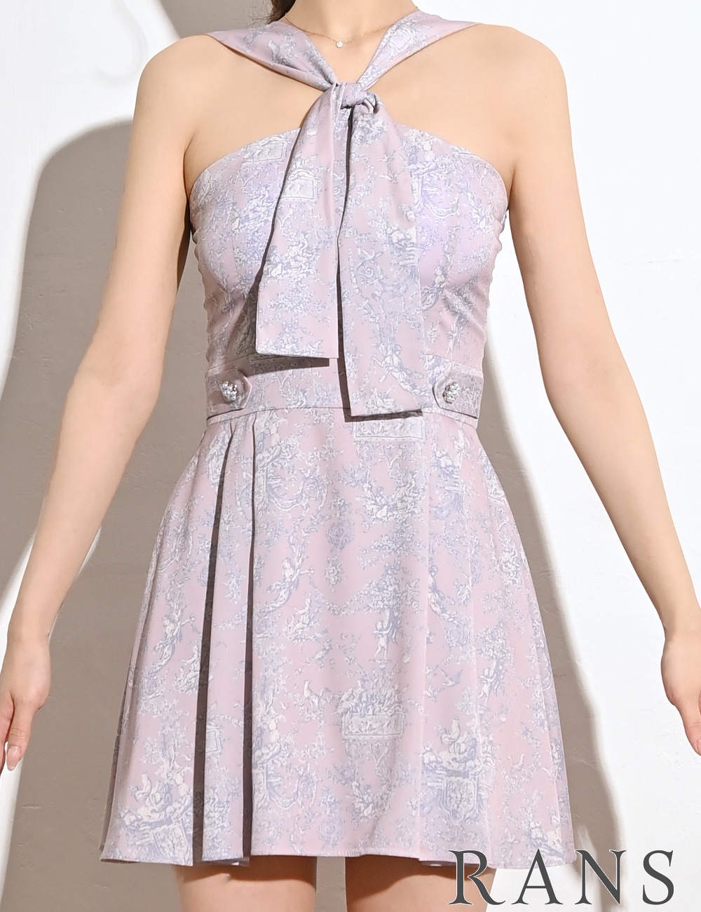ワンショルダーミニドレス　RANCLIC one shoulder mini dress – RANCLIC