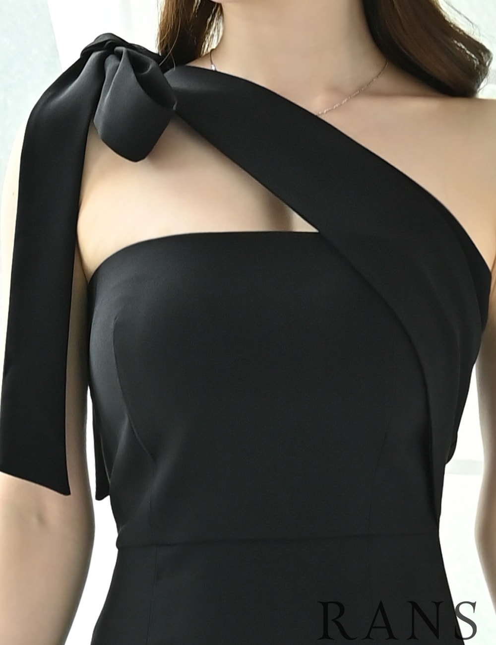 即納][instock]【RANS】丈長/ドレス/ワンピース/タイト/ブラック