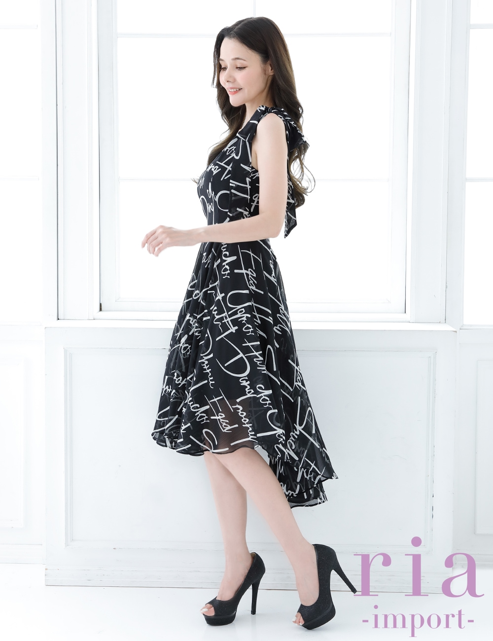 ria】※柄変更有り。2枚目の柄になります。/丈長/ドレス
