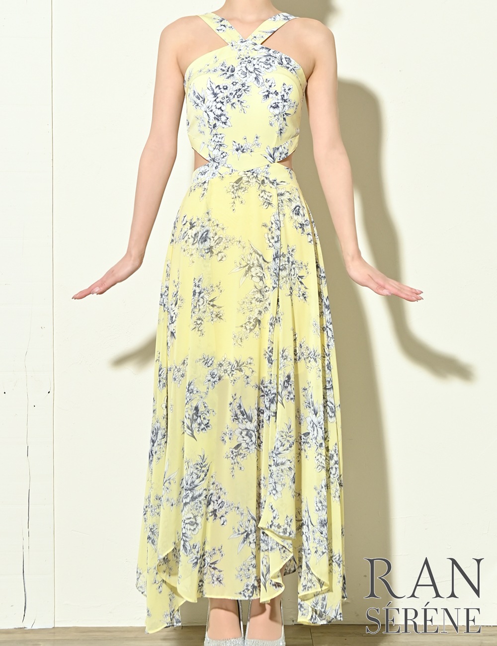 Sのみ即納][instock]【RAN SERENE】ロング/ドレス/イエロー