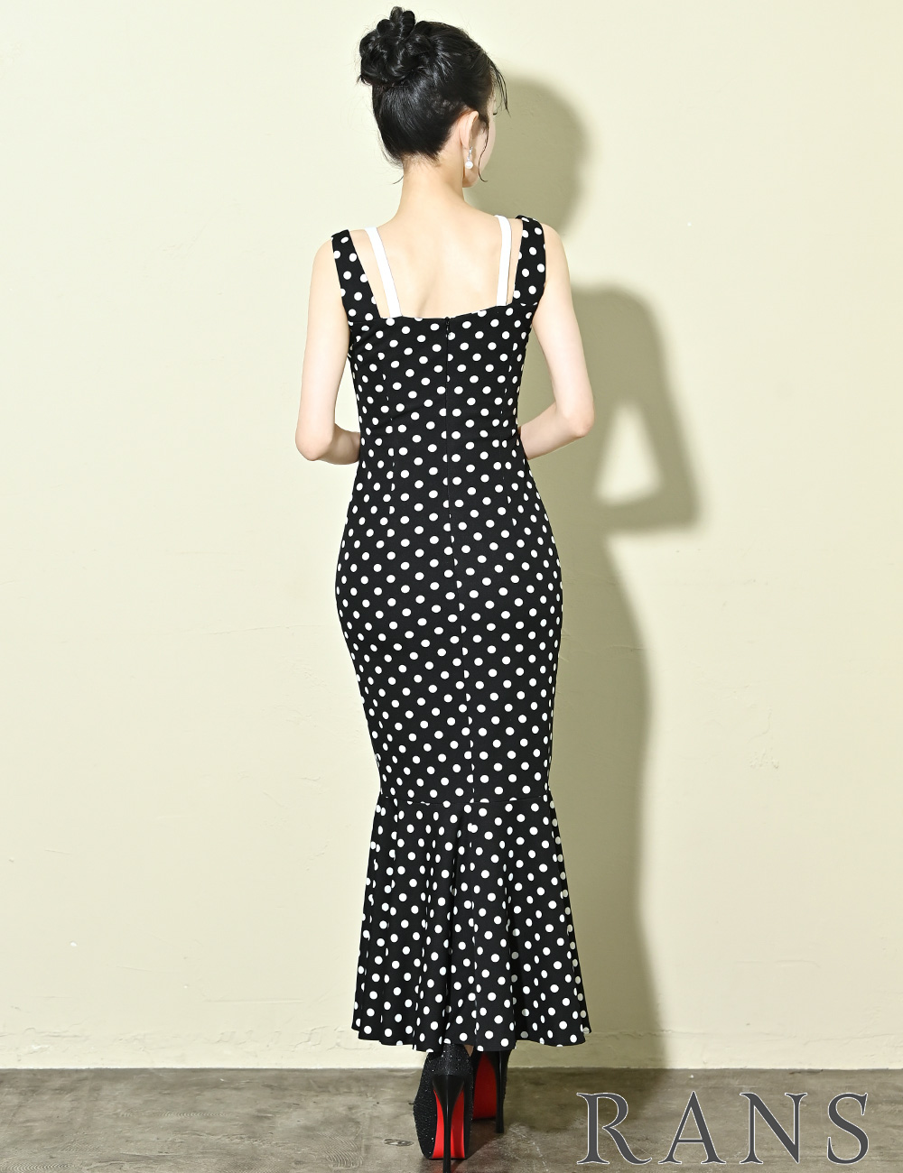 Sのみ即納][instock]【RANS】ロング/ドレス/ワンピース/ブラック