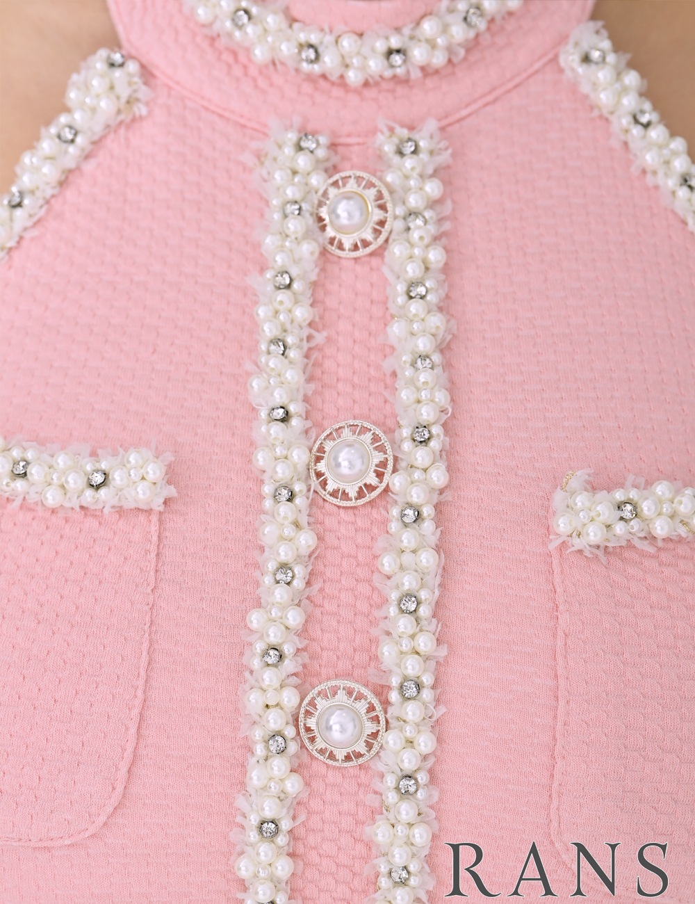 レースレディース Lace Ladies 花柄スカート付ホルターネック