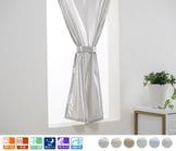 高い断熱率を持つラメレースカーテン「バリアジュエル」ホワイト|レースカフェカーテン|オーダーカフェカーテン