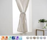 高い断熱率を持つラメレースカーテン「バリアジュエル」ベージュ|レースカフェカーテン|オーダーカフェカーテン