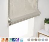 高い断熱率を持つラメレースローマンシェード「バリアジュエル」ベージュ|レースシェード|シングルシェード