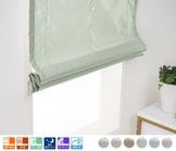 高い断熱率を持つラメレースローマンシェード「バリアジュエル」グリーン|レースシェード|シングルシェード