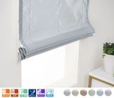 高い断熱率を持つラメレースローマンシェード「バリアジュエル」ブルー|レースシェード|シングルシェード