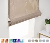 【幕体のみ】高い断熱率を持つラメレースローマンシェード「バリアジュエル」ブラウン【買い替え用】|レースシェード（幕体のみ）|ローマンシェード（幕体のみ）
