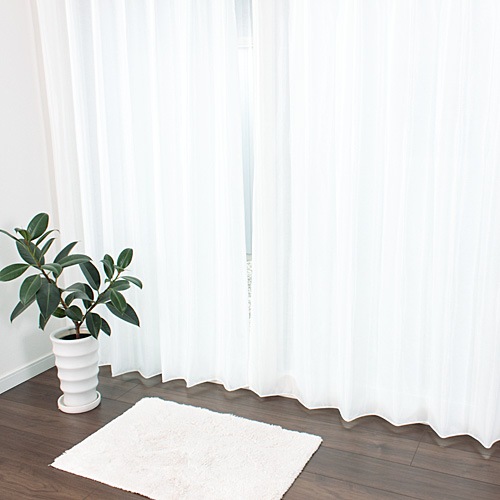 防炎ベージュレースカーテン　2760×2260 ③ レースカーテン,好きな色で選ぶ,ベージュ | ララカーテン