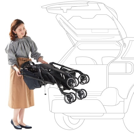 スゴカルα 4キャス compact エッグショック HK アイシクルネイビー<br