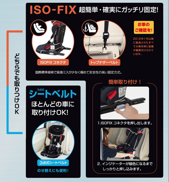 レンタルチャイルドシート 日本育児 トラベルベストEC Fix