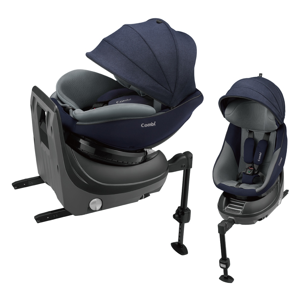 クルムーヴ アドバンス JP-590 ISOFIX エッグショック ネイビー