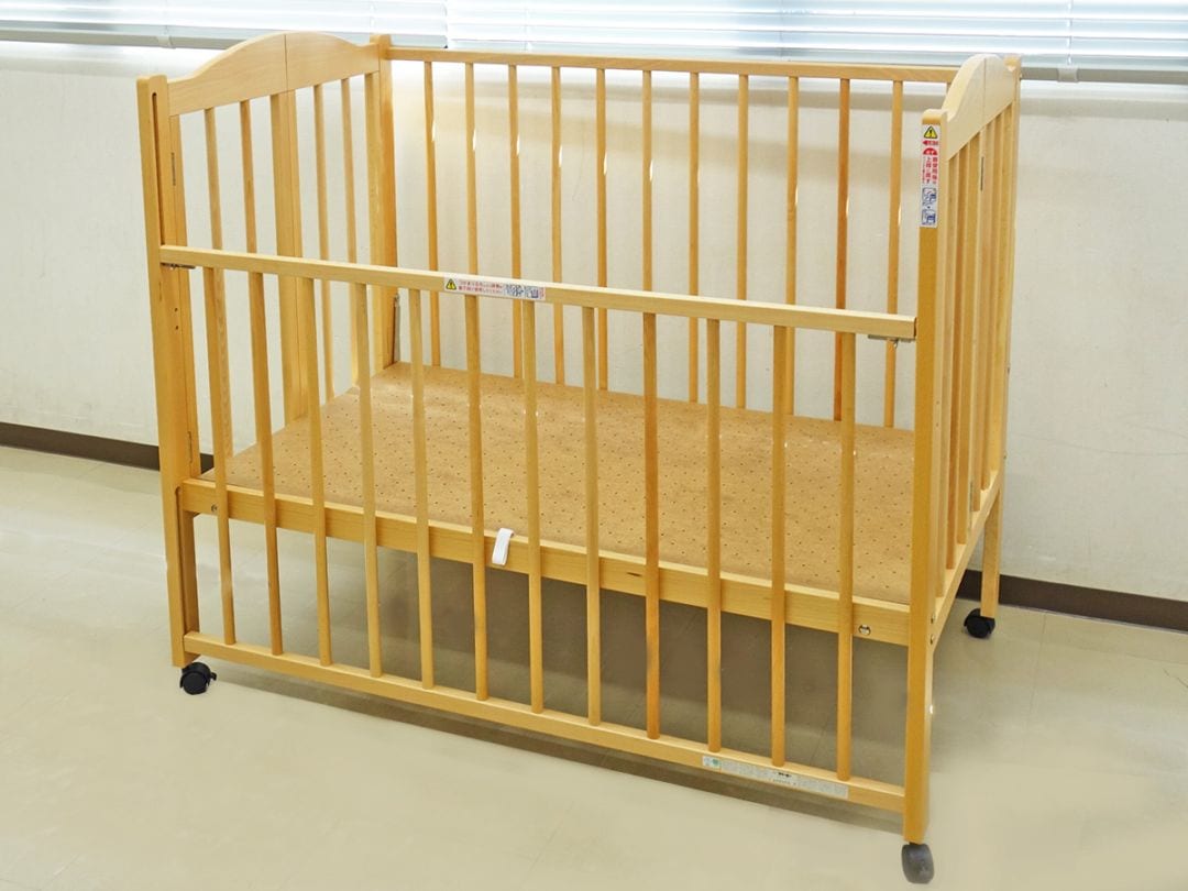 レンタル 標準サイズベビーベッド ステージプラス