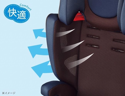 レンタルチャイルドシート Aprica エアグルーヴAE 1歳から ネイビー