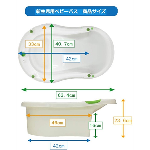 新品 新生児用ベビーバス シンク兼用
