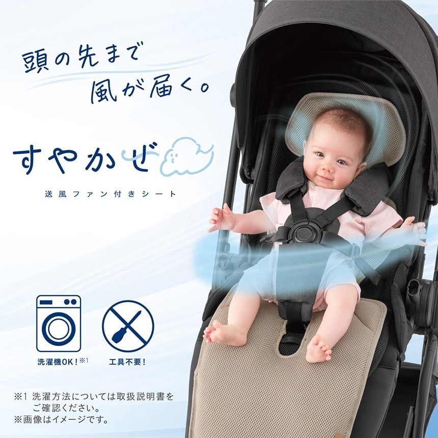 新品 コンビ 送風ファン付きシート すやかぜ EA ベージュ（BE）