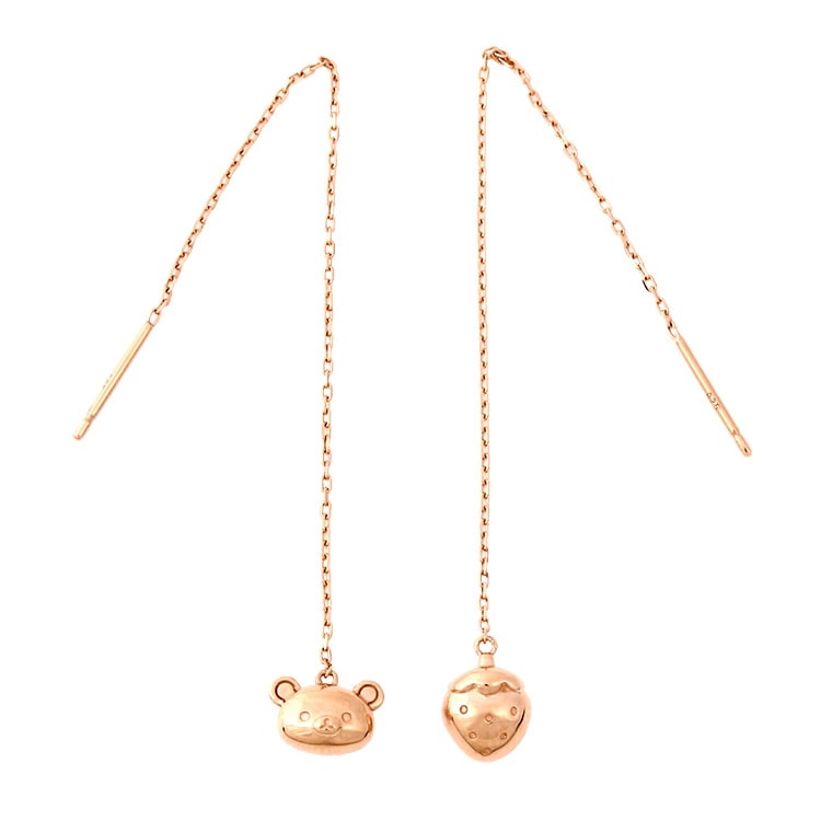 リラックマ　18金　ピアス　公式 リラックマ ピアス 6Pピアス[品番：BREW0093440