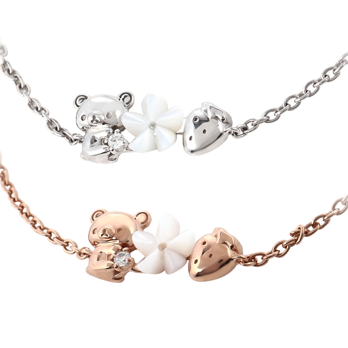 コリラックマ ブレスレット リラックマ ブレス Strawberry Love rilakkuma bracelet　|ブレスレット・アンクレット|リラックマ　ＡＬＬアイテム別 