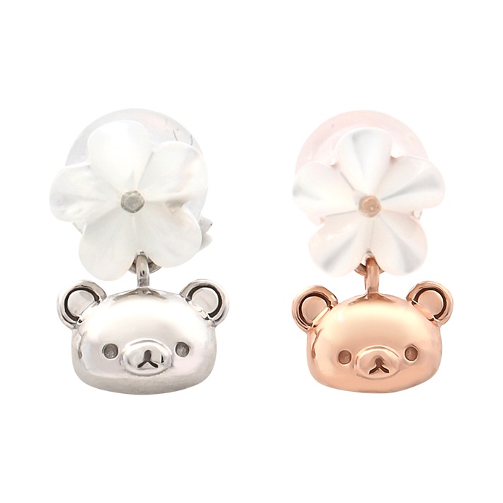 コリラックマ Sweet flower ピアス リラックマ プレゼント ｜J