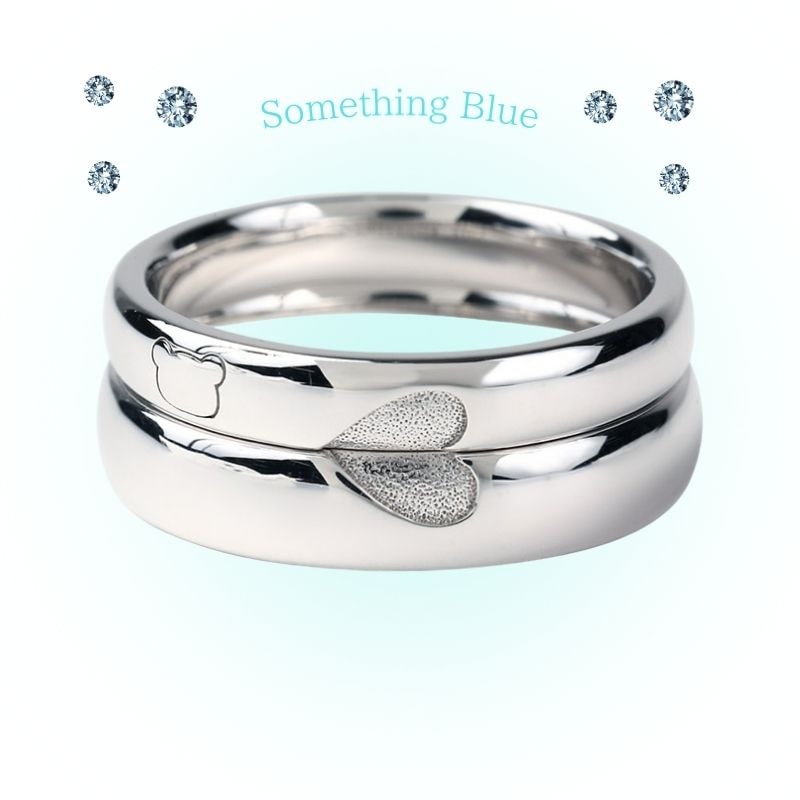 リラックマ ペア リング ブルーダイヤ マリッジ 指輪 J Plus アイケイショップ