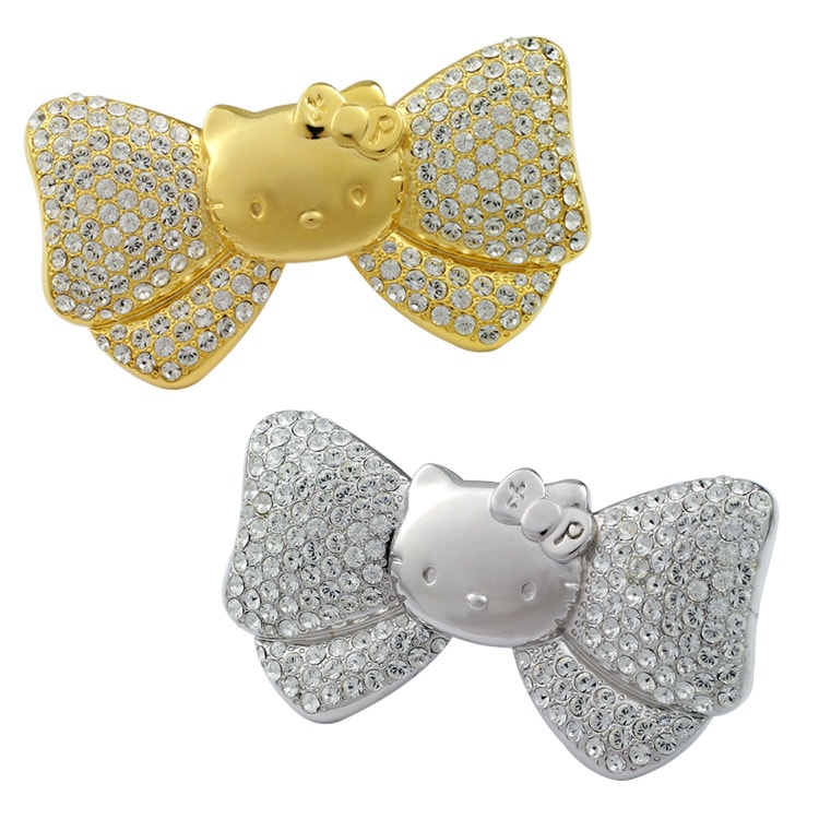 ハローキティ リボン リング キラキラ キティちゃんの大人かわいい