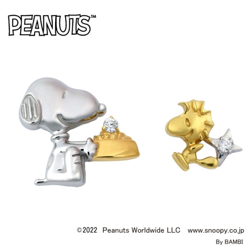 ̡ԡ J-Plus ԥ  襤 å SNOOPY & WOOD STOCK Happiness Pierce奨꡼ ץ쥼 ե åԥ  ǥ 奨꡼