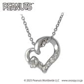 PEANUTS オープンハート＆スリーピング スヌーピー ペンダント