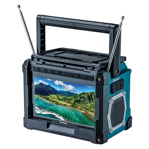 マキタ TV100 充電式ラジオ付テレビ TV100 (本体のみ/バッテリ・充電器別売)