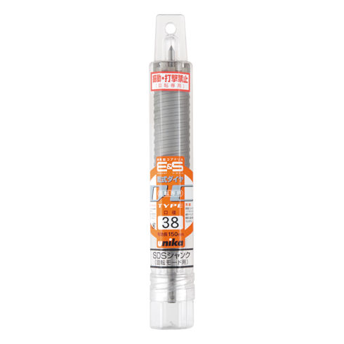 ユニカ ESコアドリル 乾式ダイヤ ES-D38ST径38mm×長150mmユニカ