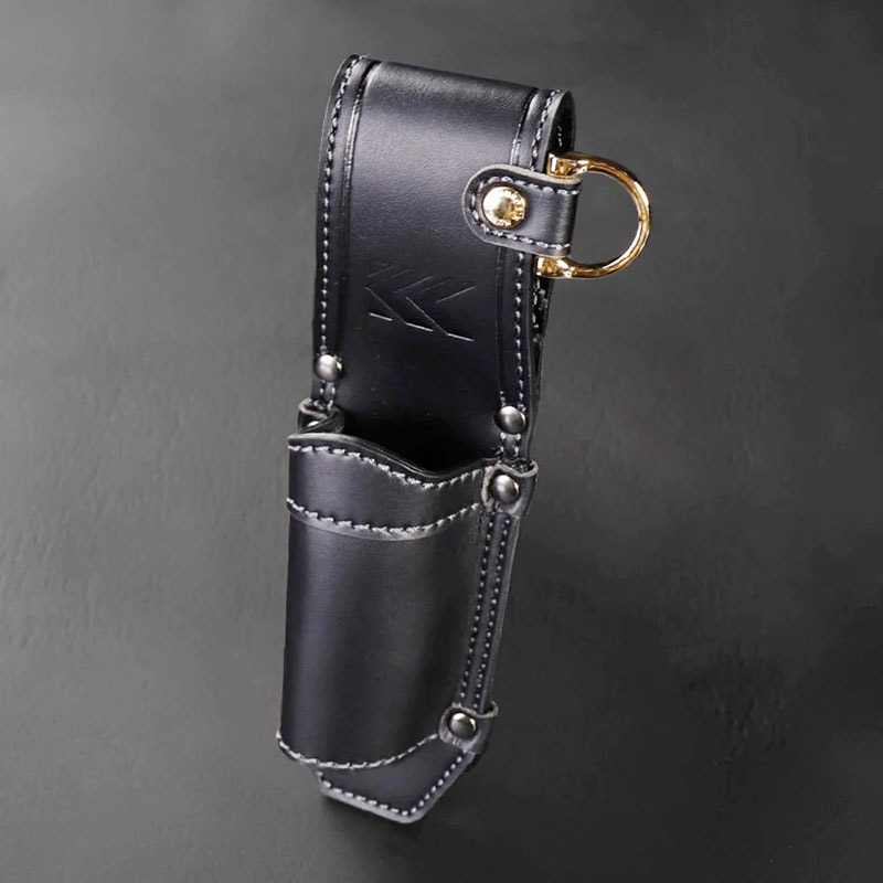 タナカ金物プロ-フジ矢 黒金 AB-23BG Light PU Leather シリーズ 腰袋3