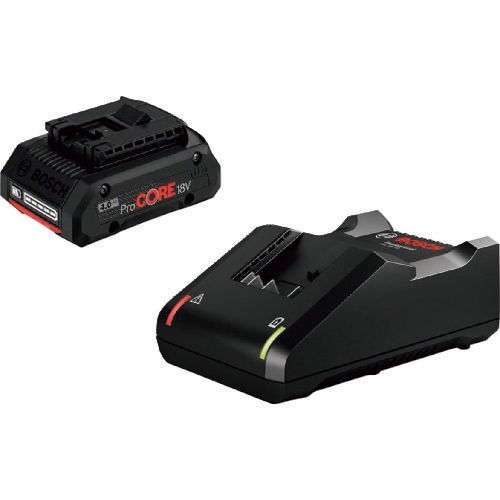 タナカ金物プロ-ボッシュ PROCORE18V4S1 18Vバッテリー充電器セット 