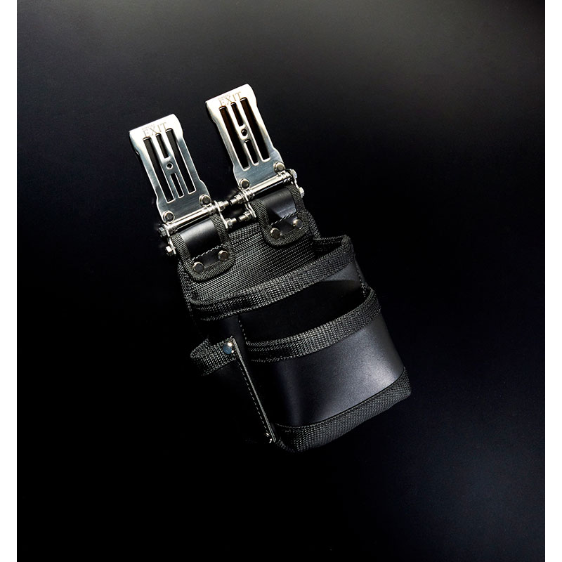 タナカ金物プロ-EXIT EXT-KB02S-BK 腰袋2段（S） （810024351