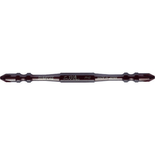 刀×2本 タナカ金物プロ-サンフラッグ 二刀流ビット 2本組 #2X85 WTB-2085