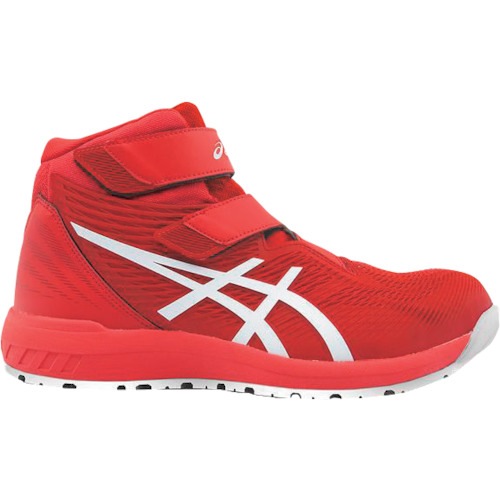 【asics】ウインジョブCP120／クラシックレッド タナカ金物プロ-アシックス プロテクティブスニーカー ウィンジョブ