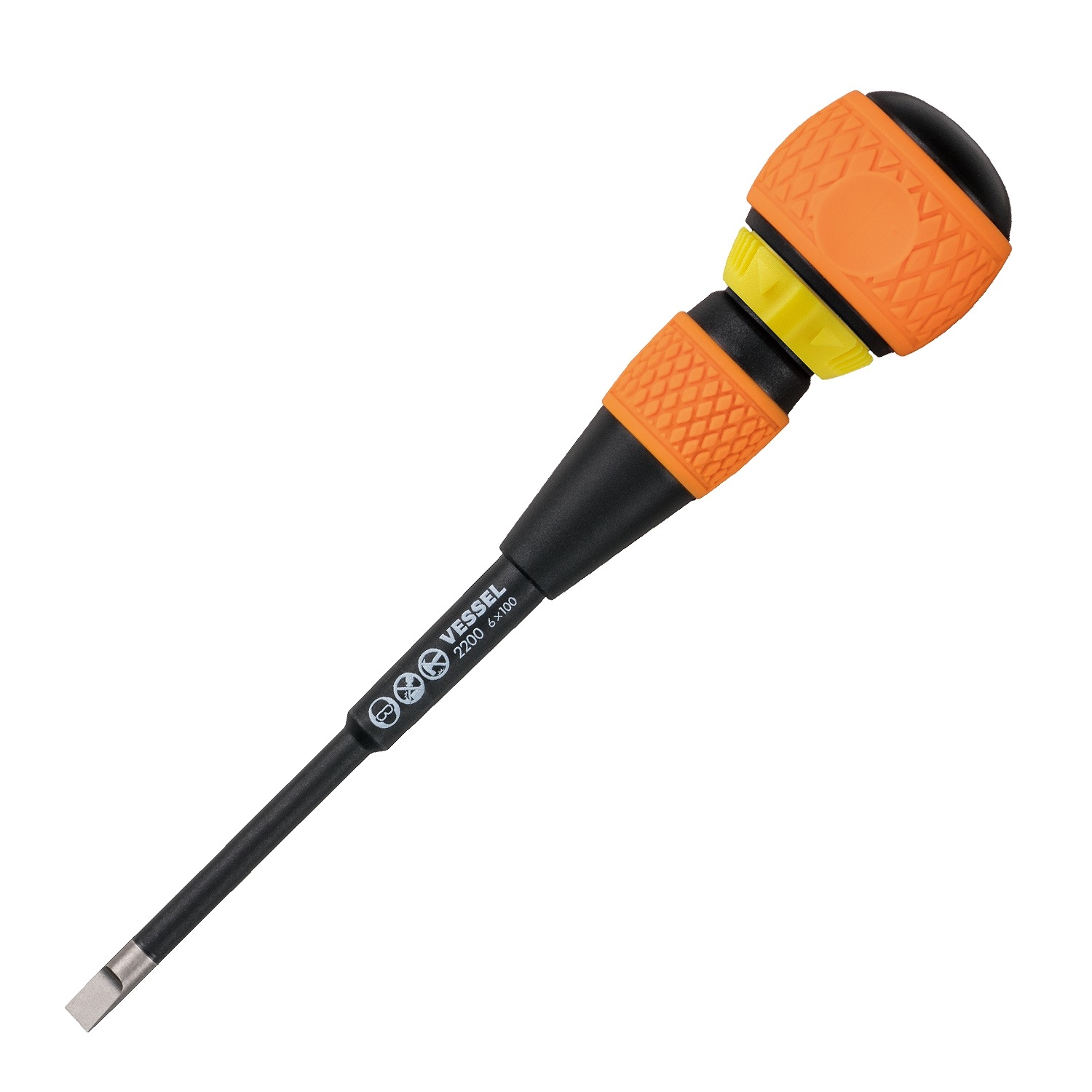 タナカ金物プロ-ベッセル ボールラチェットドライバー 2200-6-100 （-6 