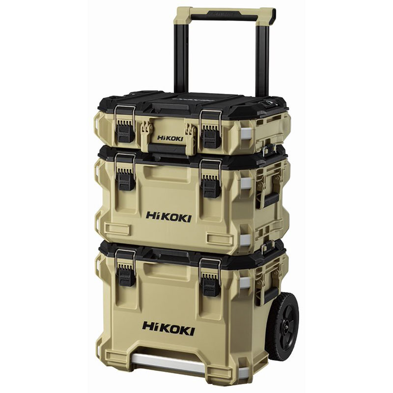 HiKOKI 0037-9488 キャリーボックス サンドベージュ色 (インナトレイ1個付) ハイコーキ マルチクルーザー キャリーボックス サンドベージュ