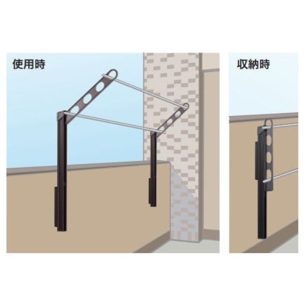タナカ金物プロ-川口技研 腰壁用ホスクリーン上下式 GP型 ホワイト GP