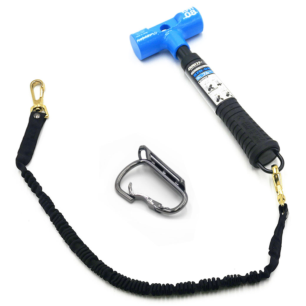 安全帯　タジマ　取り外し式カラビナ、ハンマー入れセット 楽天市場】タジマ TAJIMA カラビナ工具差し セフ着脱式工具ホルダー