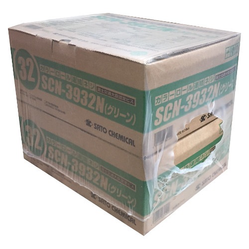 タナカ金物プロ-SC SCN-3932N カラー ロール連結ビス 鉄 32mm (緑)（40 
