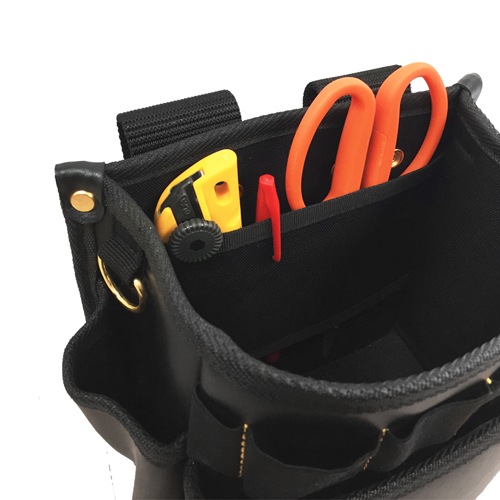 タナカ金物プロ-フジ矢 黒金 PS-23BG 腰袋スタンダード3段 【正規販売