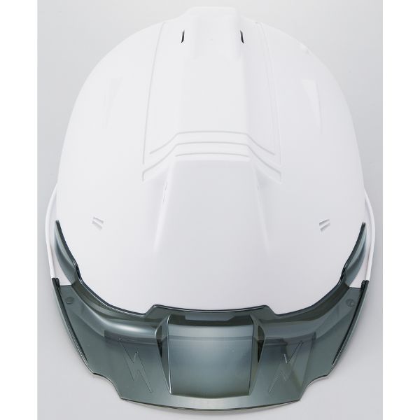進和化学工業 ヘルメット SS-19V型 白マット/スモーク｜タナカ金物プロ