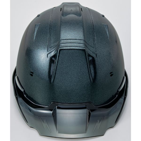 記念硬貨 交差ライフル ヘルメット SS-19Vプロ LXホワイト(白銀)/SB 1個 進和化学工業(SHINWA