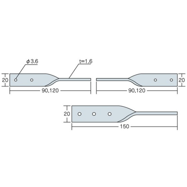 タナカ金物プロ-Z ひねり金物 ST-90(太め釘ZN-40×4本/個)【1