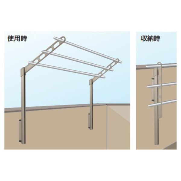 川口技研ホスクリーンLP70型 ダークブロンズ タナカ金物プロ-川口技研 腰壁用ホスクリーン上下式 LP型 ダーク