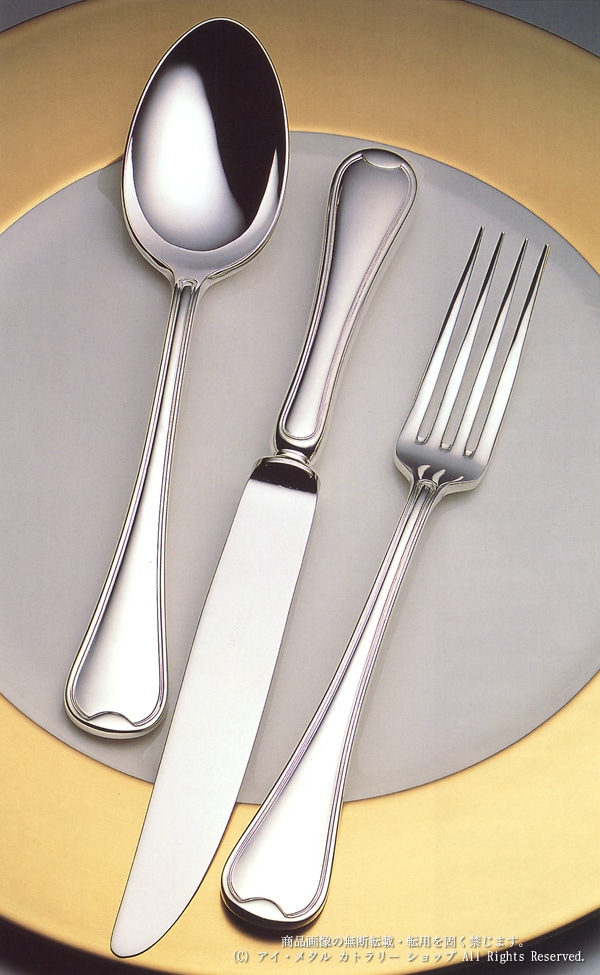 ☆ラッキーウッド ロムネー洋白銀器ケーキフォーク10本20ミクロン