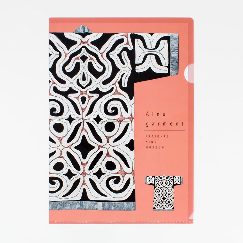 A4クリアファイル　木綿衣（灰紺）