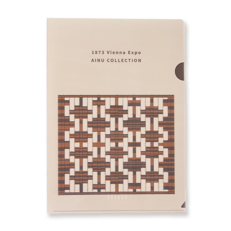 ウィーン万博展<br>A4クリアファイル　チタﾗペ（花ござ）