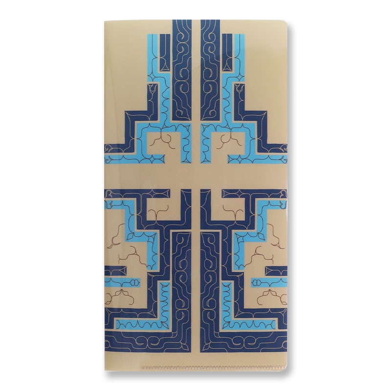 ウィーン万博展<br>A4チケットホルダー ポケット付き　テタラペ（草皮衣）