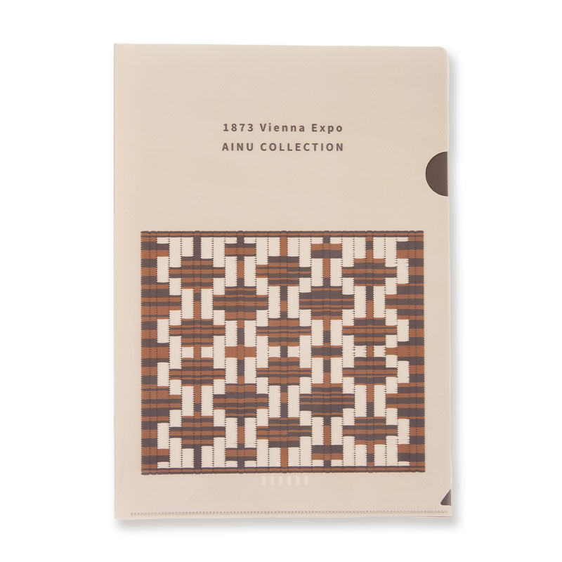 ウィーン万博展<br>A4クリアファイル　チタﾗペ（花ござ）